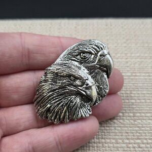 Double Head Eagle Pin Brooch B1001